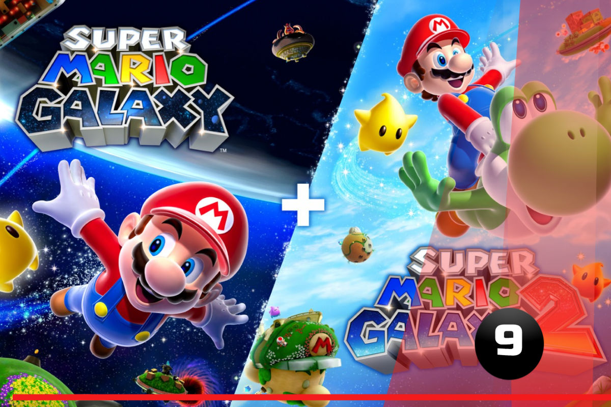 Zdjęcie okładkowe wpisu Recenzja: Super Mario Galaxy + Super Mario Galaxy 2 (Switch 2)