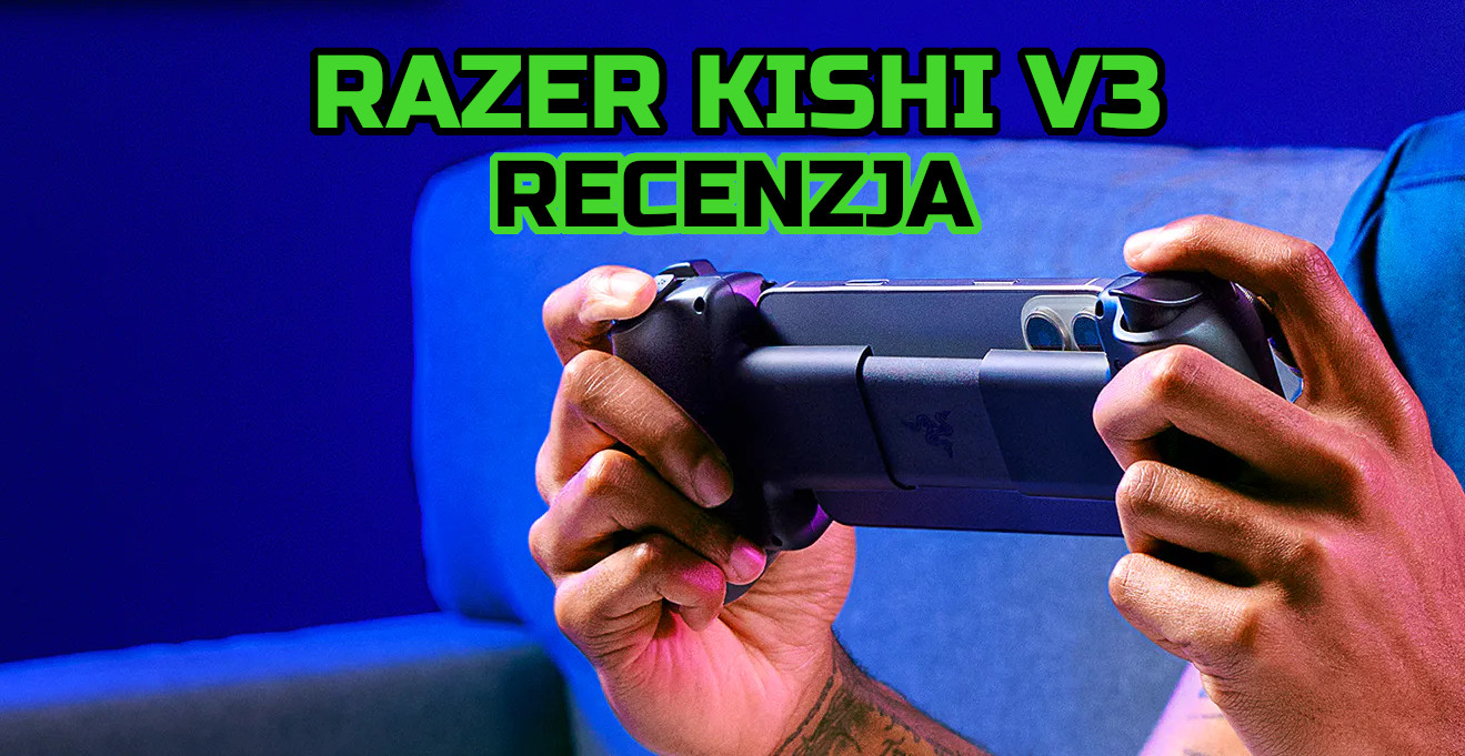 Zdjęcie okładkowe wpisu Recenzja: Razer Kishi V3 – zamień swojego smartfona w konsolę przenośną