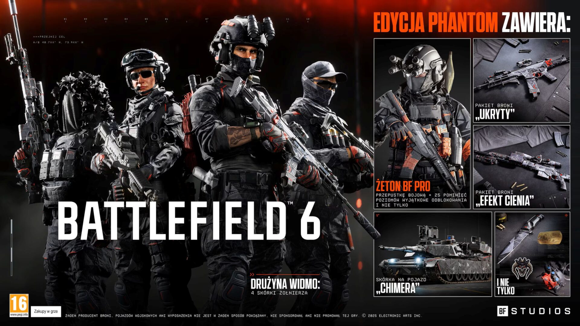 Zawartość edycji Phantom Battlefield 6