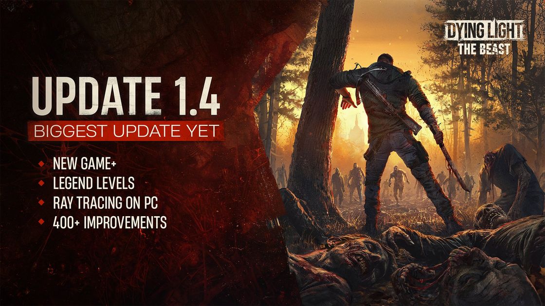 Zdjęcie okładkowe wpisu Dying Light: The Beast dostało Nową Grę+, Poziomy Legendy i Ray Tracing