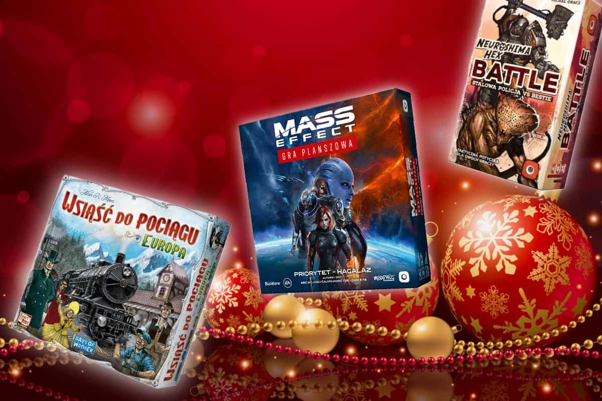 Zdjęcie okładkowe wpisu Prezentownik 2025: Najlepsze gry planszowe pod choinkę
