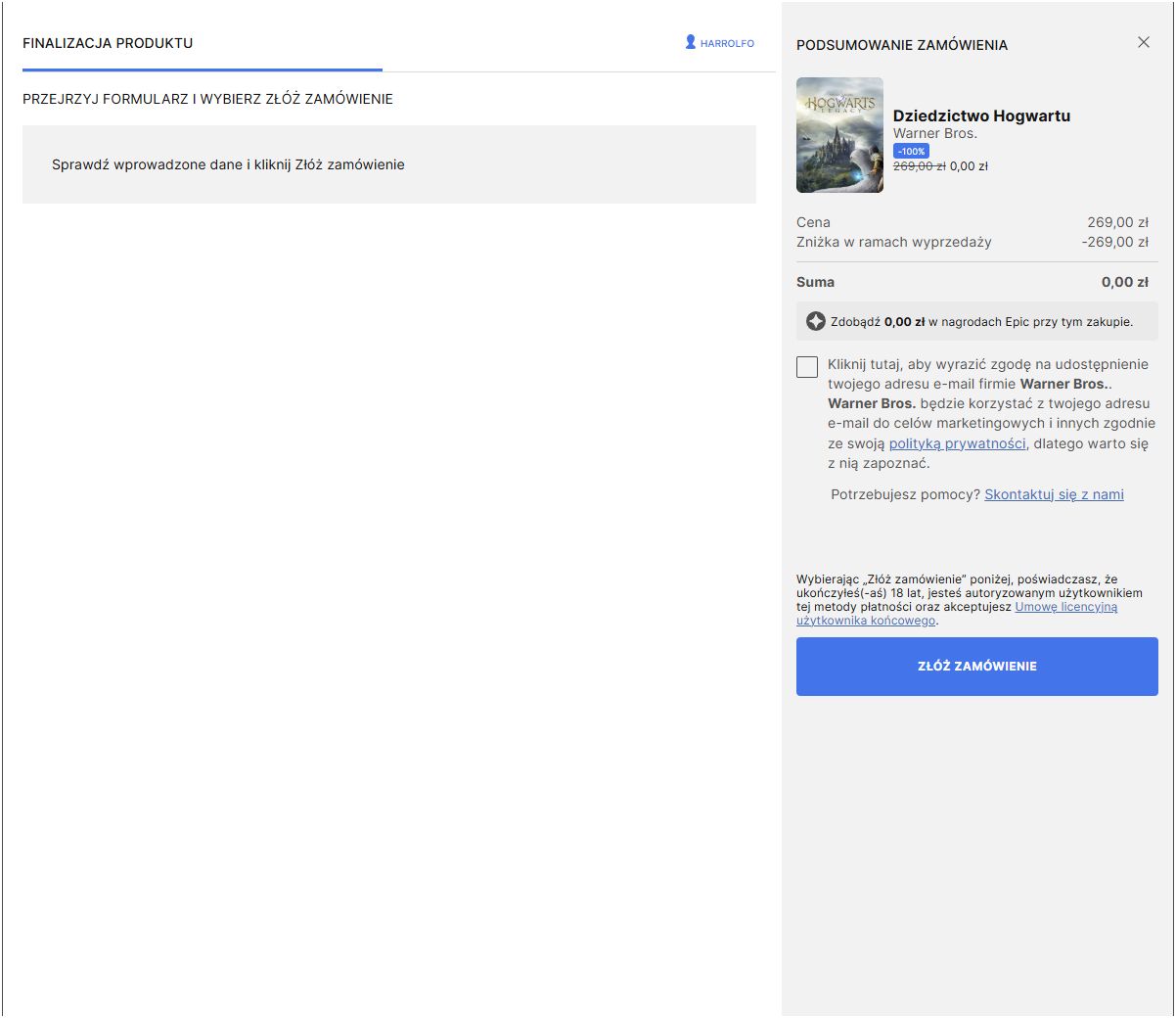 Dziedzictwo Hogwartu z 40 milionami uczniów