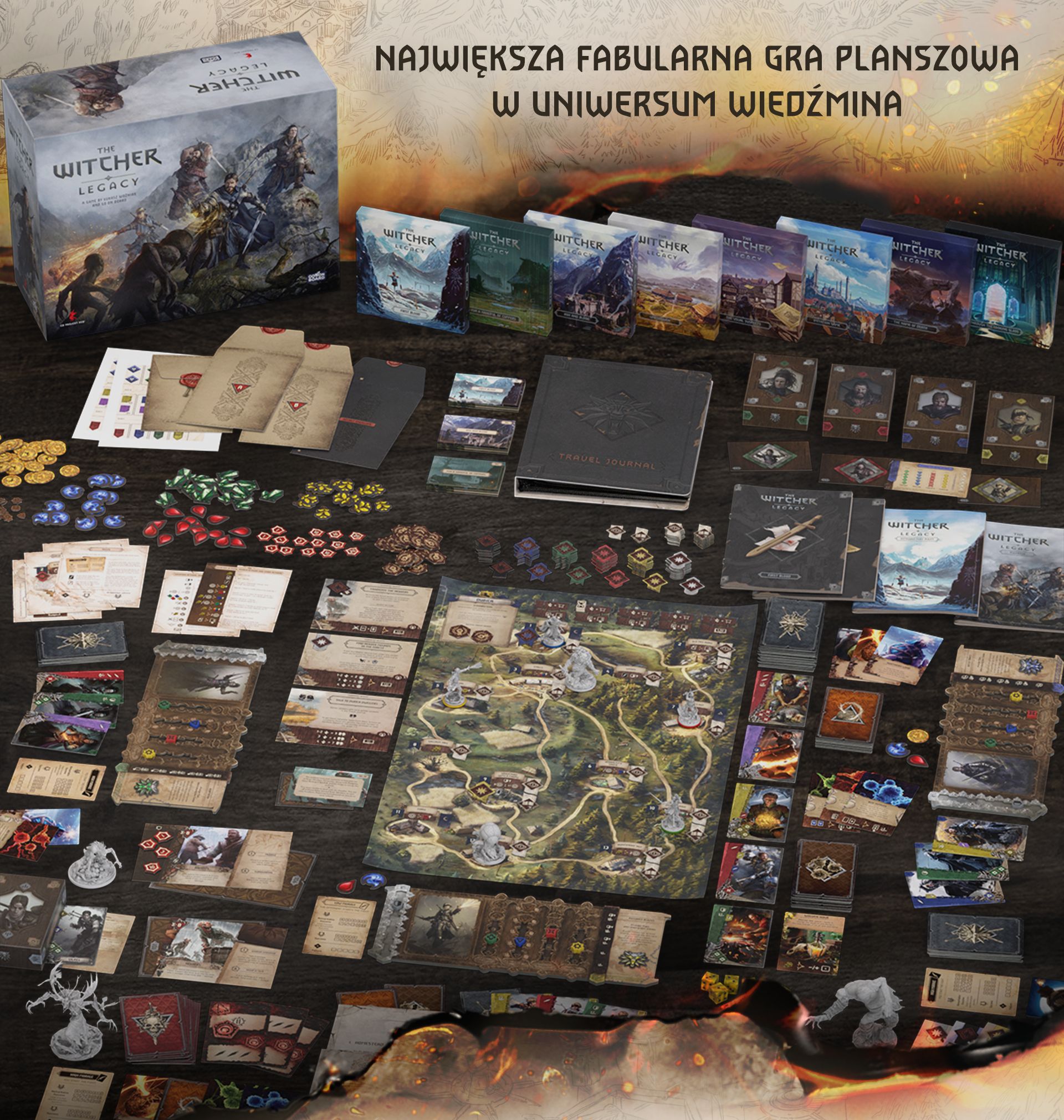 Wiedźmin: Legacy – gra planszowa osiągnęła próg 10 mln euro