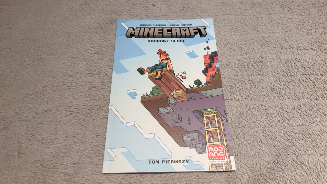 Zdjęcie okładkowe wpisu Recenzja komiksu: Minecraft. Brukowe serce. Tom 1