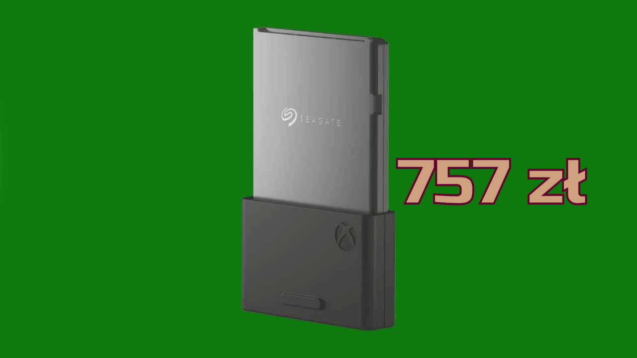Zdjęcie okładkowe wpisu Seagate Expansion Card 2TB do Xbox Series X|S w kapitalnej cenie.