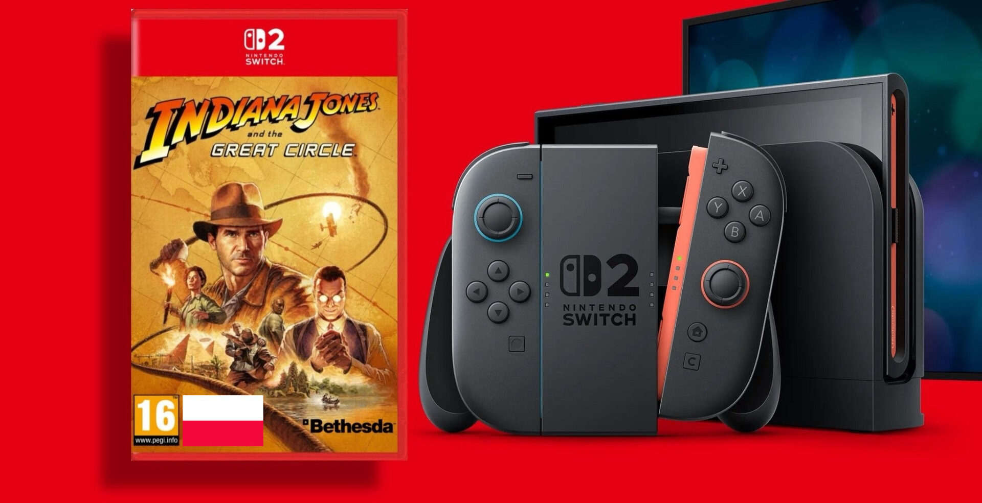 Indiana Jones na Nintendo Switch 2 po polsku i na Game Key Card