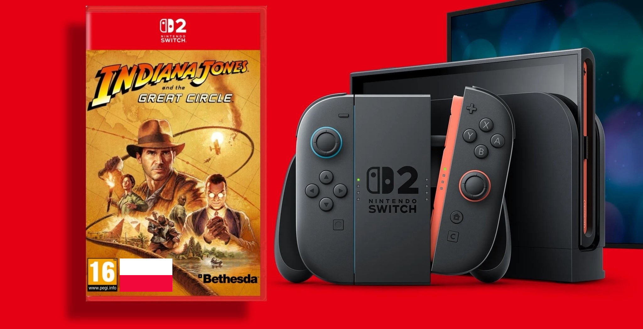 Indiana Jones na Nintendo Switch 2 po polsku i na Game Key Card