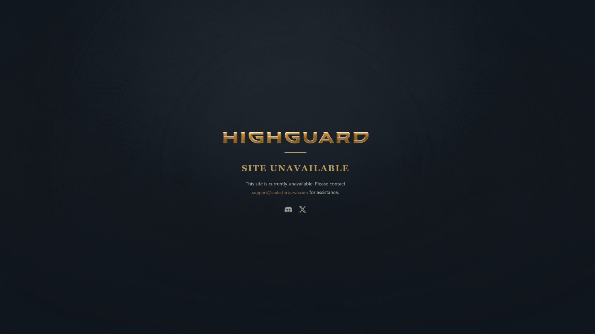 Strona Highguard wyłączona, ale devi uspokajają