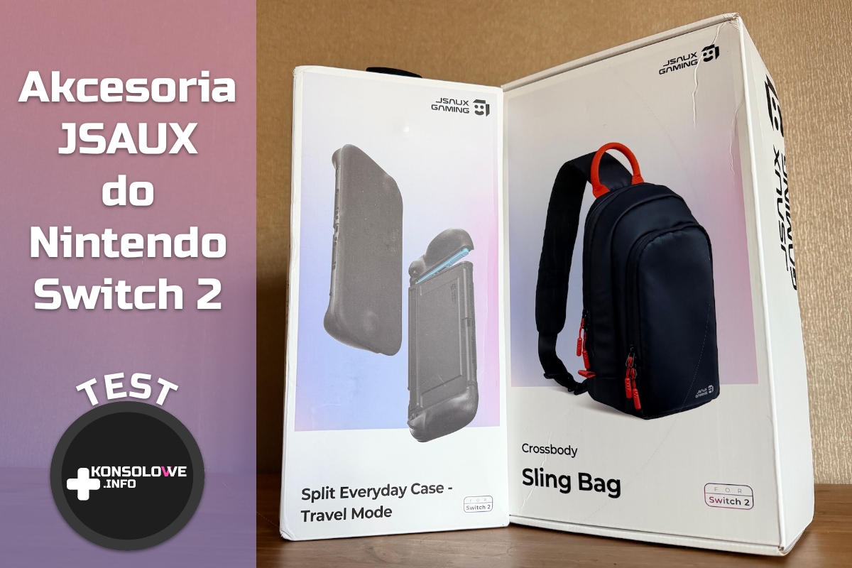 Zdjęcie okładkowe wpisu Test: JSAUX Split EveryDay Case i torba do Nintendo Switch 2