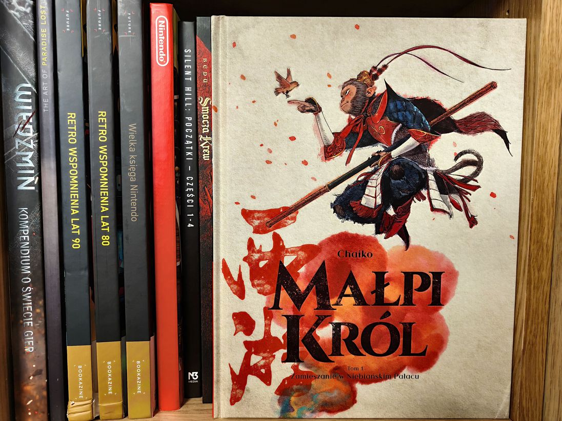Zdjęcie okładkowe wpisu Recenzja komiksu: Małpi król. Zamieszanie w Niebiańskim Pałacu. Tom 1