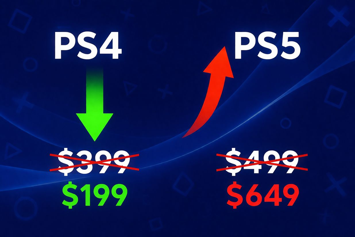 Dlaczego PS5 drożeje, zamiast tanieć? Historia cen PlayStation może Cię zaskoczyć