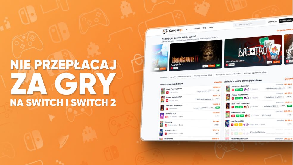 Jak nie przepłacać za gry pudełkowe na Nintendo Switch i Switch 2