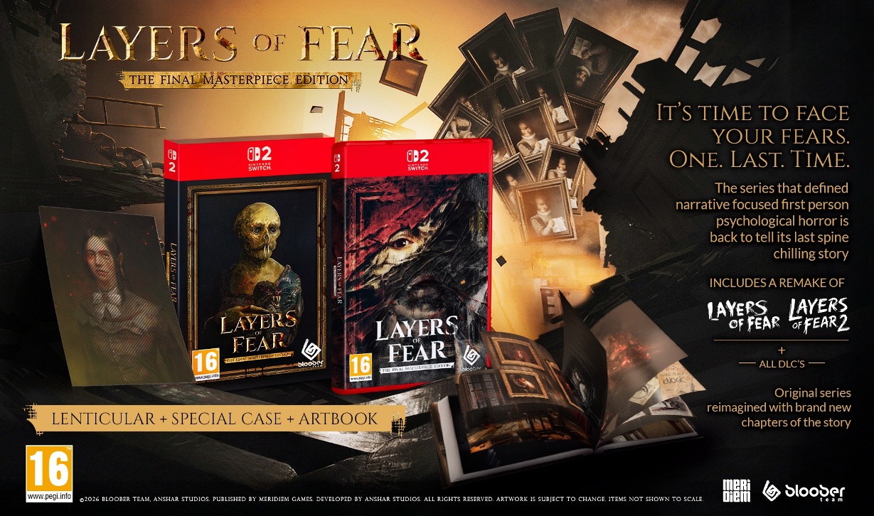 Layers of Fear: The Final Masterpiece – pudełko na Nintendo Switch 2