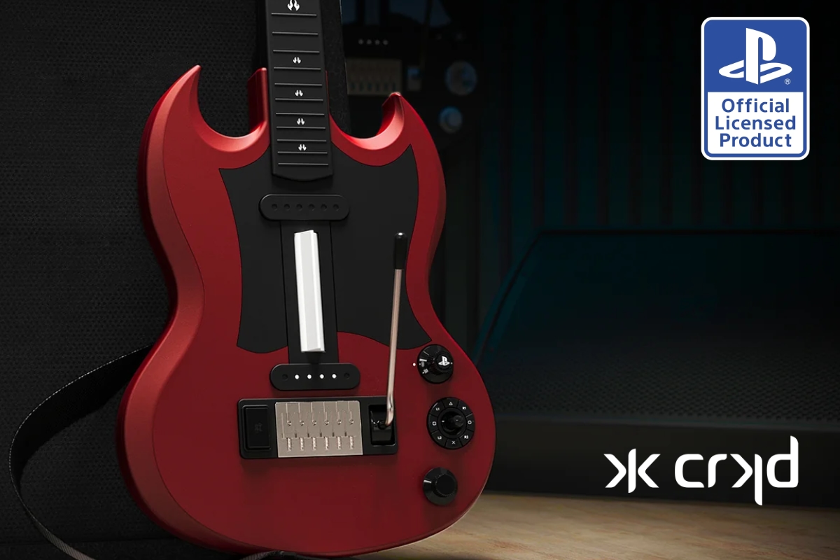 Zdjęcie okładkowe wpisu CRKD i Gibson zapowiadają nową gitarę dedykowaną PS5