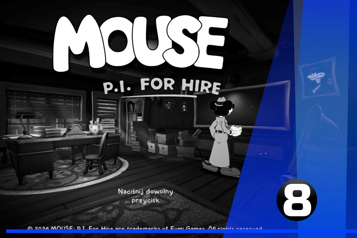 Zdjęcie okładkowe wpisu Recenzja: MOUSE: P.I. For Hire [PS5, Nintendo Switch 2]