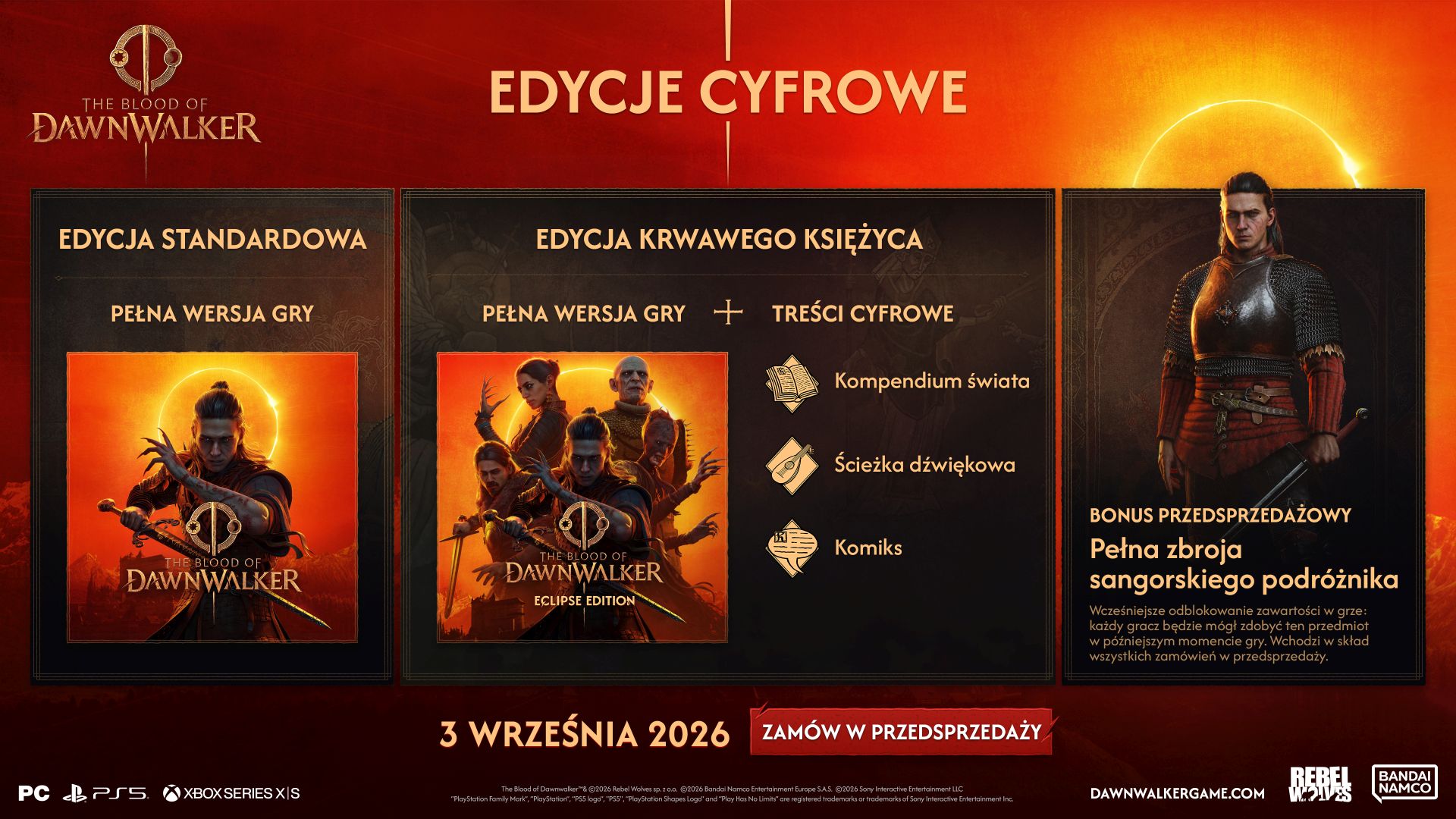 The Blood of Dawnwalker – data premiery, Edycje i nowe materiały