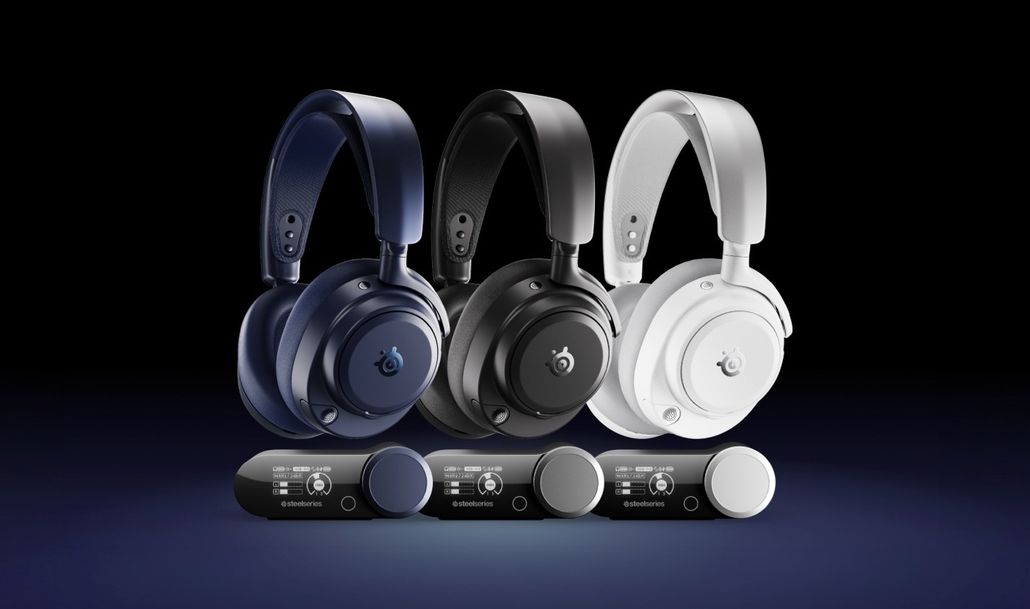 Zdjęcie okładkowe wpisu SteelSeries pokazuje Arctis Nova Pro Omni. Jedne słuchawki mają ogarnąć cały gamingowy chaos