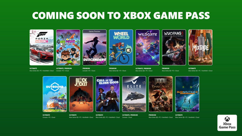 Zdjęcie okładkowe wpisu Xbox Game Pass na maj 2026 odsłonił karty. Forza Horizon 6 i Subnautica 2 robią potężne wejście