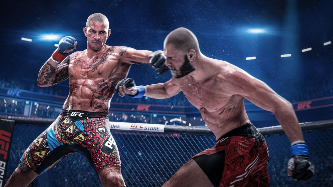 Zdjęcie okładkowe wpisu EA Sports UFC 6 pokazuje brutalniejszą rozgrywkę. Ken Shamrock i Randy Couture wracają do oktagonu