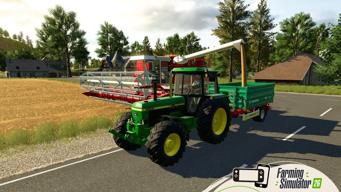 Zdjęcie okładkowe wpisu Farming Simulator 26 już na Nintendo Switch. Nowe mapy i 120 maszyn