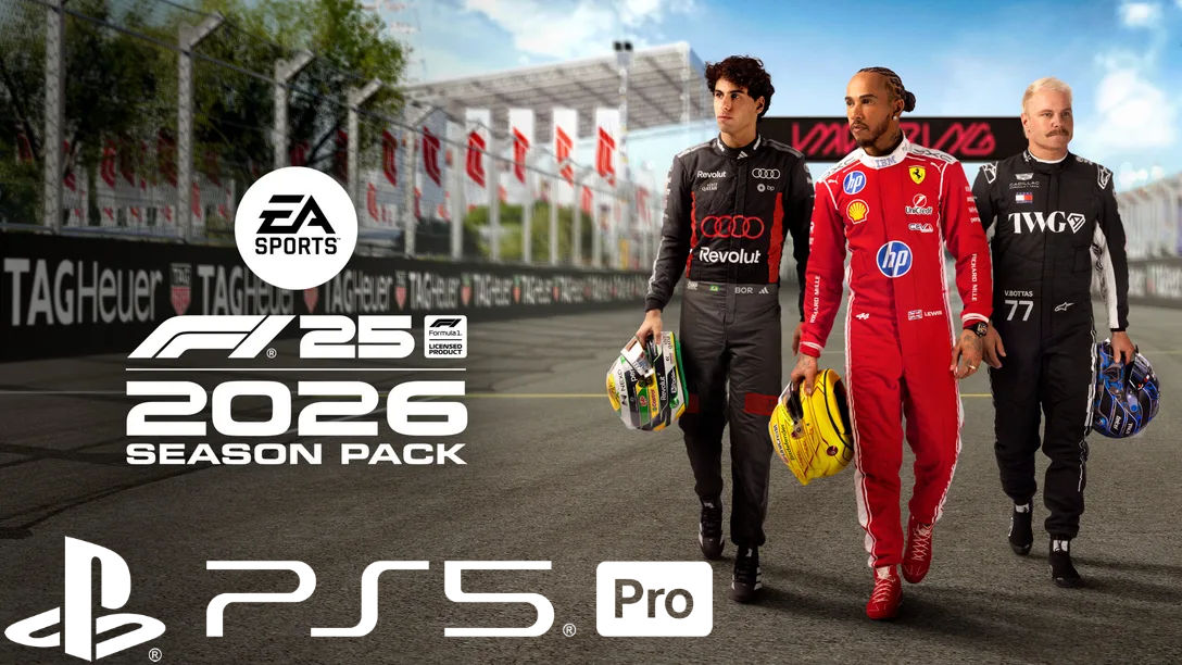 Zdjęcie okładkowe wpisu EA Sports F1 25 na PS5 Pro z dużą aktualizacją. Sezon 2026 i PSSR 2