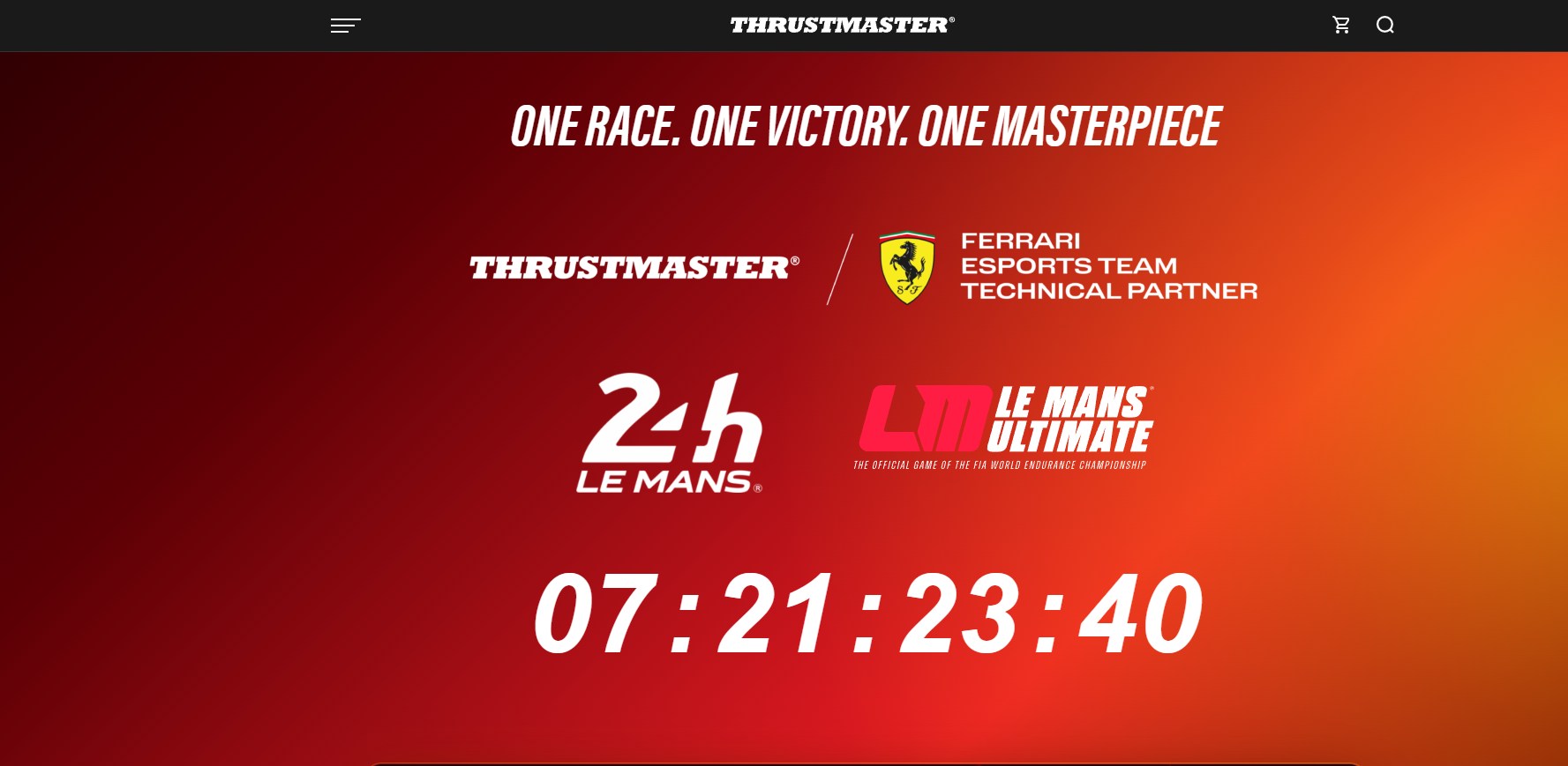 Zdjęcie okładkowe wpisu Thrustmaster szykuje wielką niespodziankę dla fanów Ferrari i wyścigu Le Mans