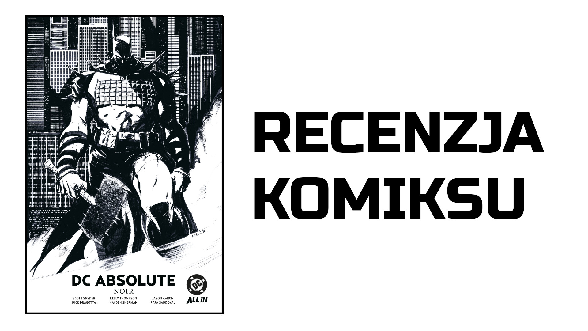 Zdjęcie okładkowe wpisu Recenzja komiksu: DC Absolute – Noir