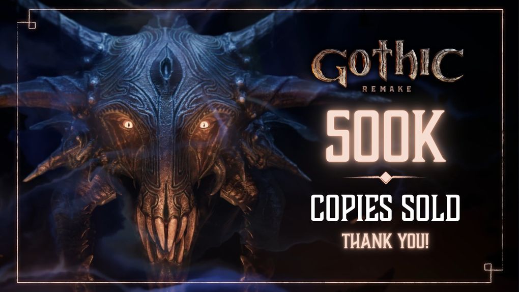 Zdjęcie okładkowe wpisu Gothic Remake – pół miliona sprzedanych kopii gry