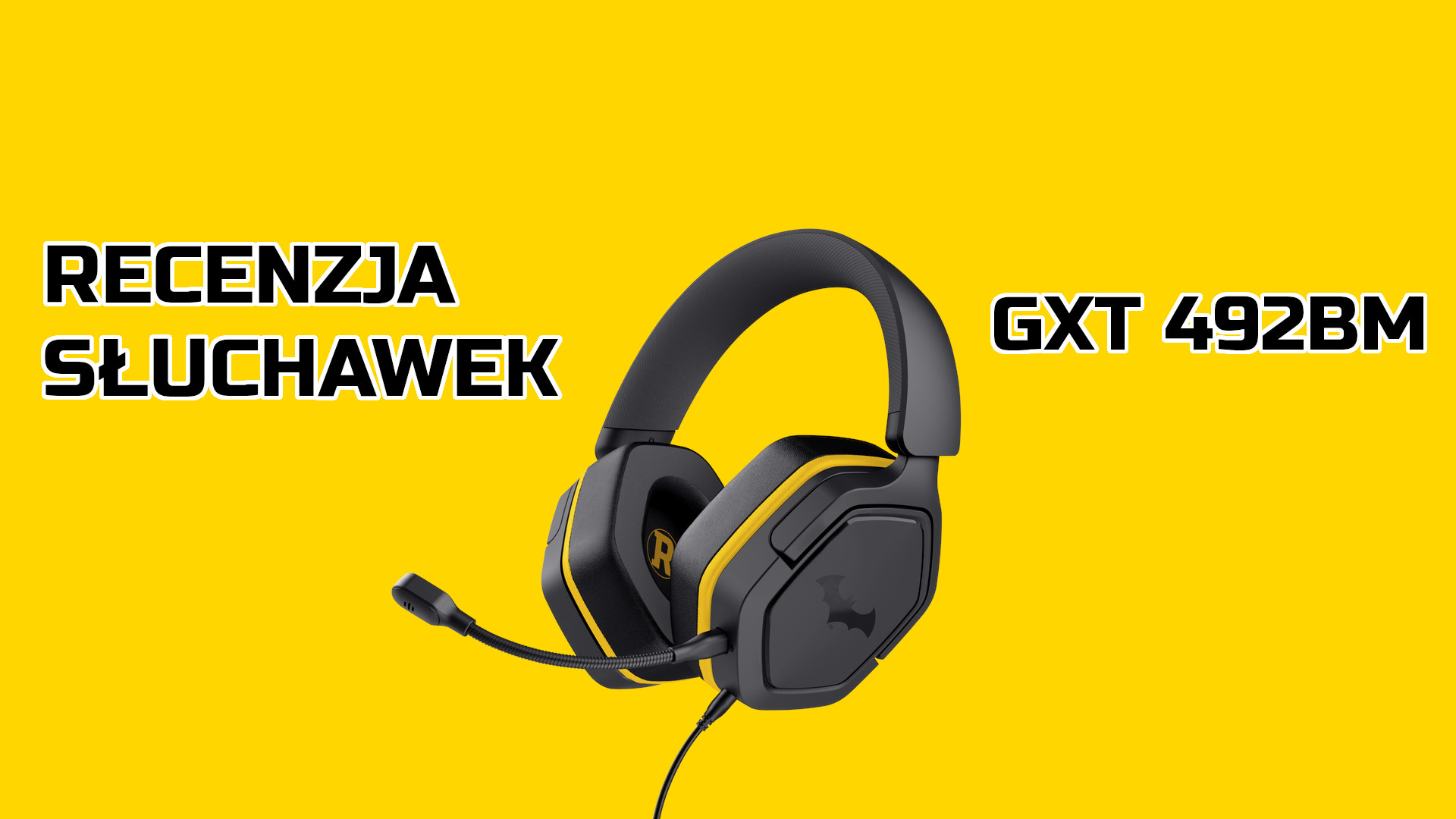 Zdjęcie okładkowe wpisu Recenzja: Słuchawki GX Trust Carus – Batman Edition