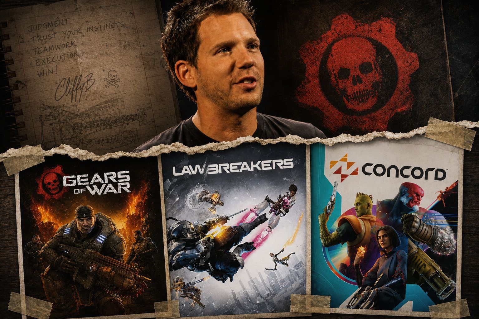 Zdjęcie okładkowe wpisu Cliff Bleszinski – twórca Gears of War – rozlicza się z największą porażką swojej kariery