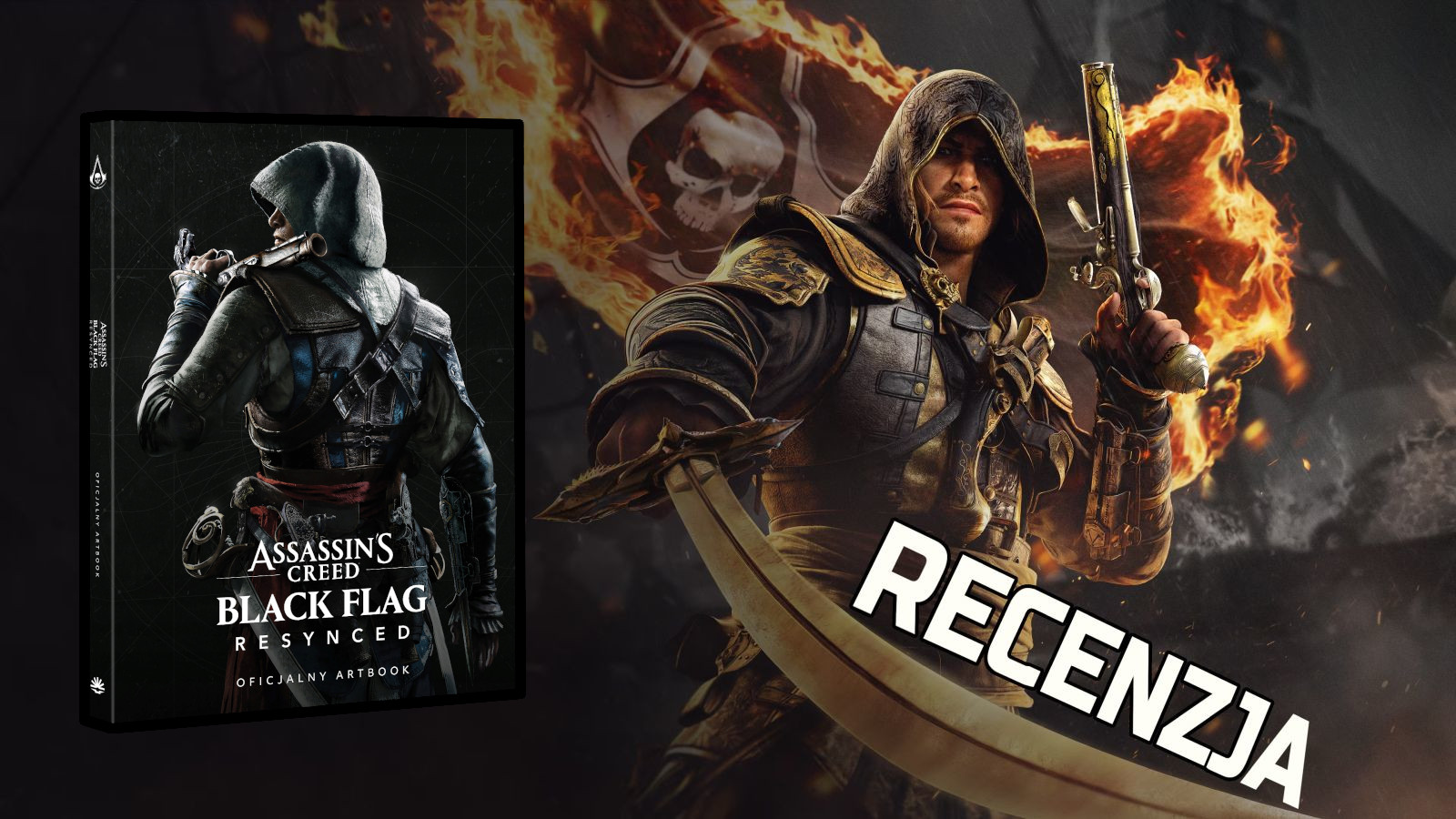 Zdjęcie okładkowe wpisu Recenzja: Artbook Assassin’s Creed: Black Flag – Resynced [Gamebook]