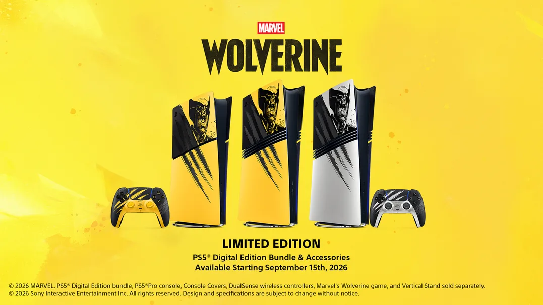 Zdjęcie okładkowe wpisu Marvel’s Wolverine dostanie własne PS5. Sony pokazało wyjątkowy zestaw w kolorze Battle Yellow
