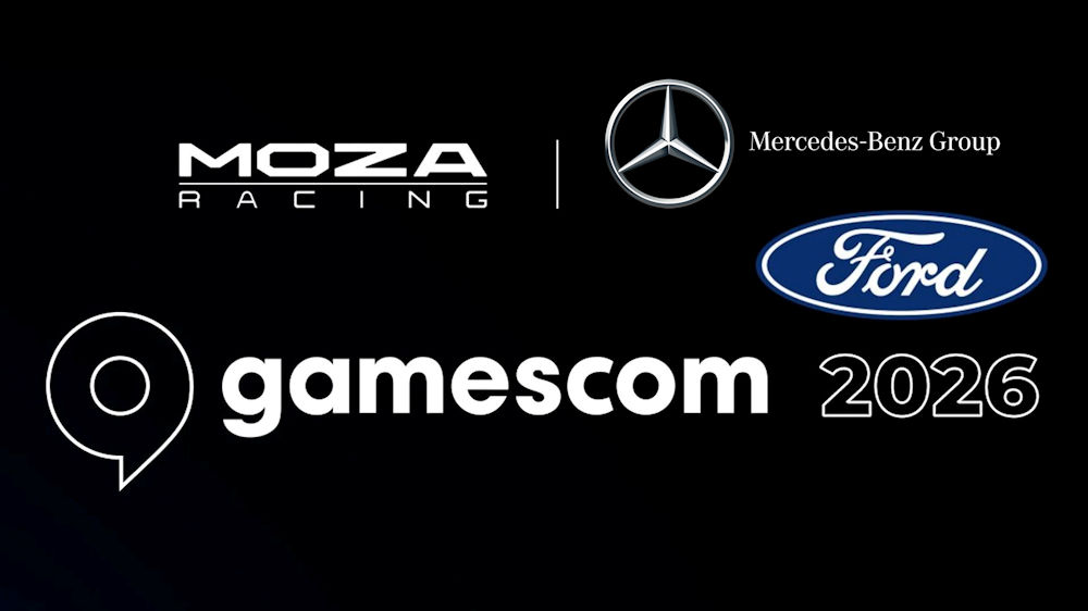 Zdjęcie okładkowe wpisu MOZA Racing szykuje mocne uderzenie na Gamescom 2026. Ford Mustang GTD i Mercedes-Benz w centrum uwagi