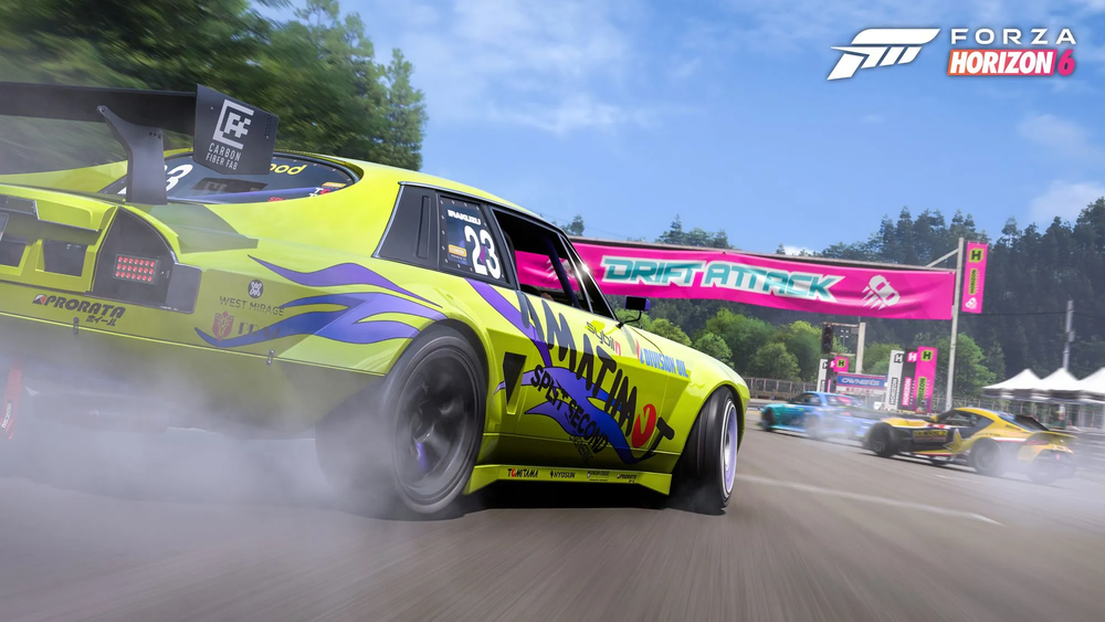 Zdjęcie okładkowe wpisu Forza Horizon 6 otrzyma nowy tryb Drift Attack. Fani driftu mają na co czekać