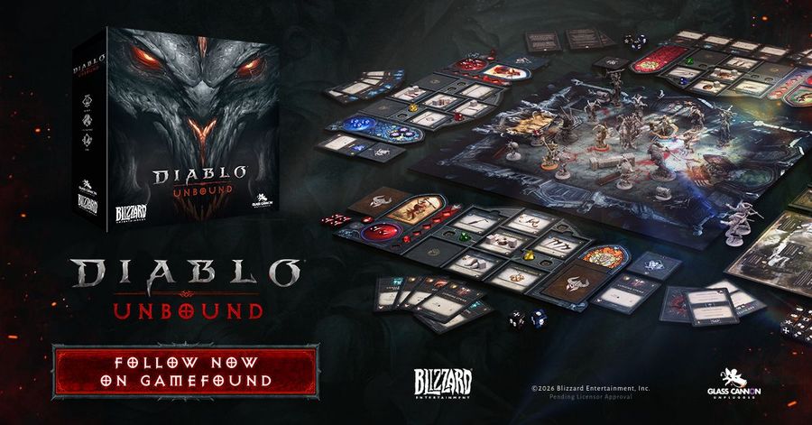 Zdjęcie okładkowe wpisu Diablo: Unbound. Planszowe Diablo zadebiutuje na Gamefound w 2027 roku
